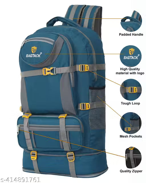 Travel Bag Backpack Bag Trekking Bag  Hiking Bag for men and women boys and girls water proof