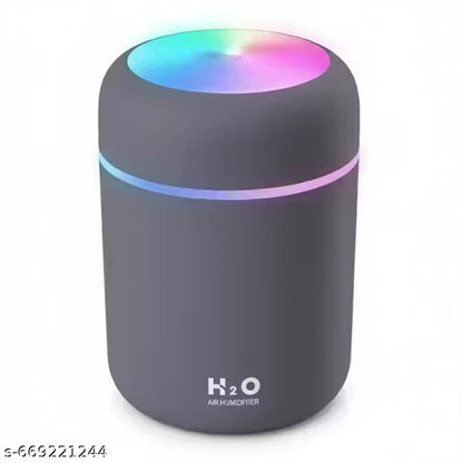 Portable USB Ultrasonic Cool Mist Humidifier with LED Mood Light – Mini Air Humidifier for Home, Office, Car & Travel