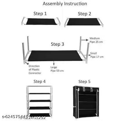 GENZ VENTURE BLUE 6 LAYER SHOE RACK